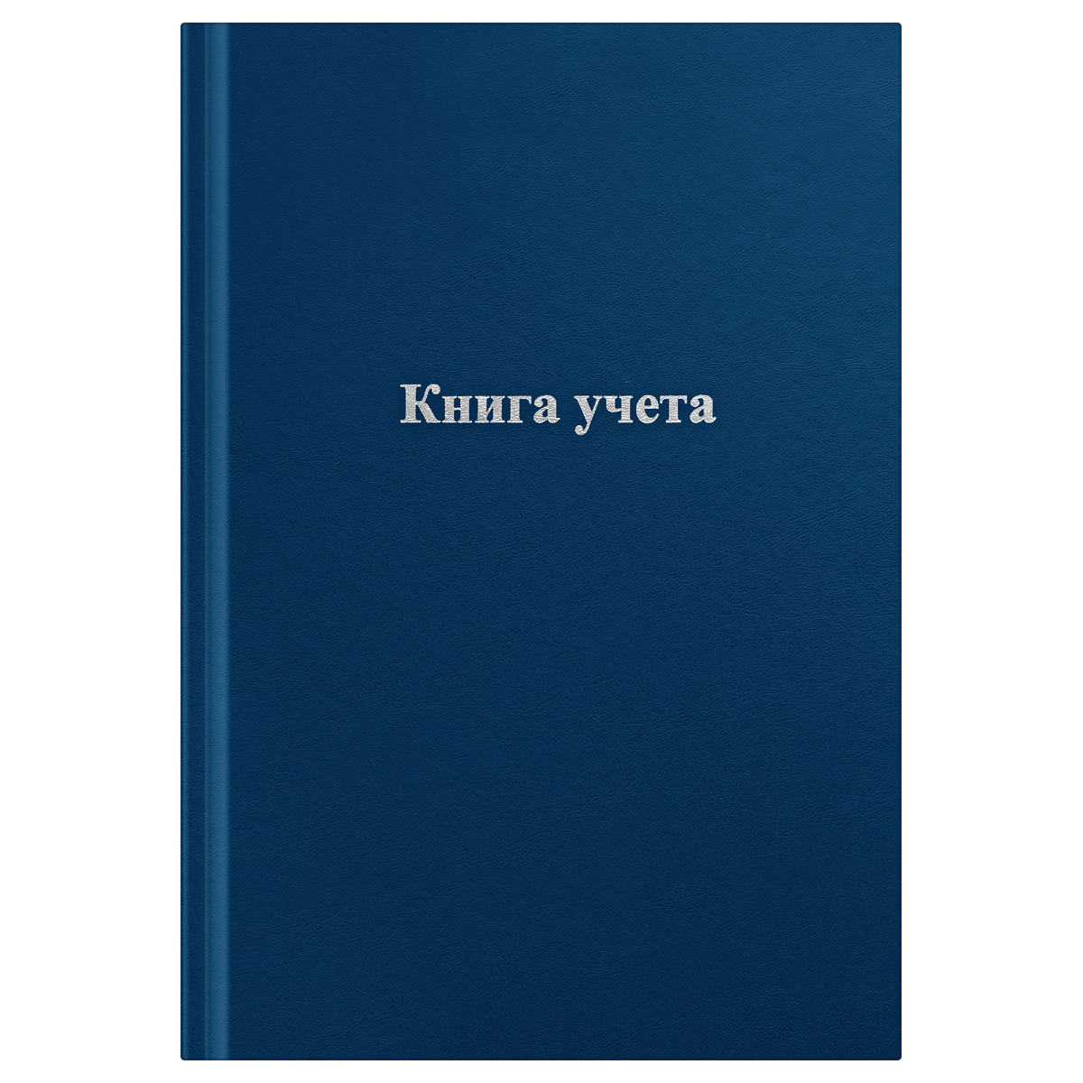Книга учета OfficeSpace, А4, 144л., клетка, 200*290мм, бумвинил, синий, блок офсетный