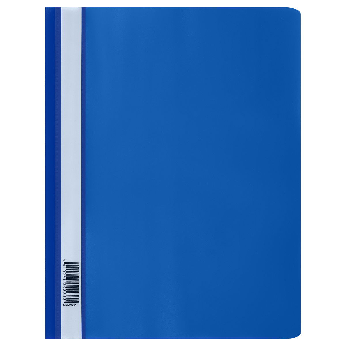 Папка-скоросшиватель пластик. СТАММ А4, 160мкм, синяя с прозр. верхом